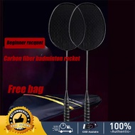 carbon fiber badminton racket 4U 25LBS G5 Black Badminton Racket Original Design Carbon Fiber Raketa