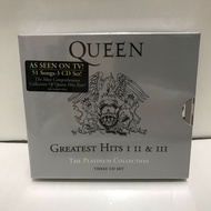 Ready Stock Queen Greatest Hits I II III Platinum Collector's Edition 3CD Disc uuu7.8