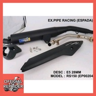ESPADA EXHAUST PIPE E5/E6 RS150 28/30/32MM