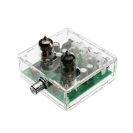 Acrylic Housing 6J1Tube Preamp Tube PreAmplifier Board Headphone Amplifier Cap
