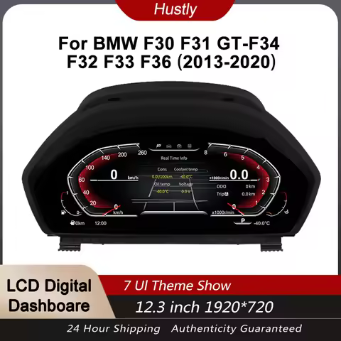 12.3-inch digital instrument panel For BMW F30 F31 GT-F34 F32 F33 F36 2013-2020 car dashboard speedo