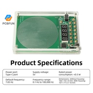 Pcbfun DC 5V 0.01Hz~100000Hz Adjustable Frequency Schumann Wave Generator Sine Wave Signal Generator