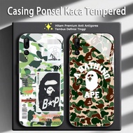 A Bathing Ape Casing For Huawei Y7A Y7P Y9 Y9 Prime Jenama bergaya Glass Phone Case