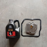 Atf WS Gear Oil + Filter + Gasket toyota camry Acv41 Engine 2.0l 1AZ-FE (35330 06010)