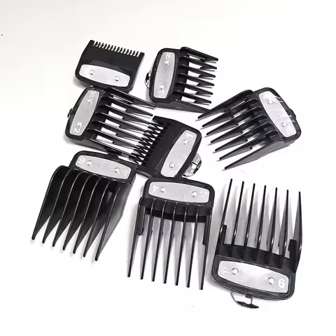Metal Clip Clipper Guards Combs for Wahl Professional Guides Compatible with Magic Clip, Senior, Leg