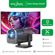 Goojodoq Portable projector 1280×720P 200 Ansi high brightness projector dual WIFI with bluetooth Ho