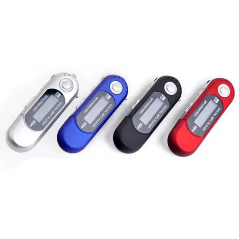 Mini MP3 Player LCD Display Digital USB Stick Music MP3 Player Capacity FM Radio MP3 Player Radio Fa