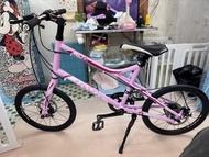 粉紅色 JAVA 小輪單車