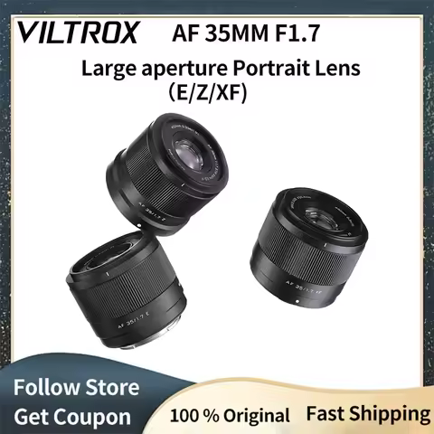 Viltrox 35mm F1.7 AF Lightweight APS-C large aperture Portrait Lens for Sony E Fuji X Nikon Z Mount 