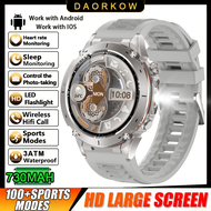 NEW T-Rex 3 Ultra Men Outdoor Military GPS Smart Watch AMOLED HD Screen Compass 500MAH Bluetooth Cal