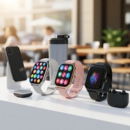 LAXASFIT H9 2.01-inch HD Touch Screen Smartwatch for Men Women Sport  Jam Pintar LAXASFIT H9 Skrin S