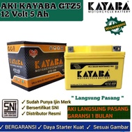 Aki Motor Honda Beat Kayaba Gtz5 Aki Kering Siap Pakai Original Dan