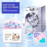 5 in 1 Detergent Soap laundry beads, Detergent Liquid Capsules Long Lasting Fragrance/Softener for all fabric type