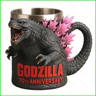B4 Godzilla 70th Anniversary 3D Mug Home Decor Gift For Freinds Water Cup King Ghidorah Mothra 4B