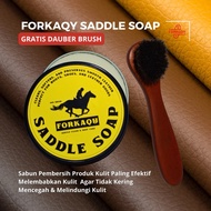 FORKAQY Saddle Soap Leather | 100 Grams | Leather Cleaning Soap for Shoes, Jackets, Bags, Wallets