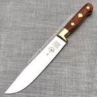 F. Herder 6 inch Chef/Kitchen/Meat Knife Classic Design with Brass Bolster and Bubinga Wood Handle (