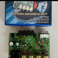 power kit amplifier stereo 60 watt murni DC 12V kualitas