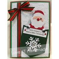 A6 Size Handmade Card Greeting Card Wishes Card Christmas Card