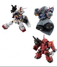 Bandai MJG Mobility Joint  Gundam  Vol.1  01, 02, 04  RX-78-2 MSN-02 MS-06S  共3盒