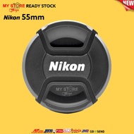 Lens cap Lens cap nikon 55mm AF-P DX Nikkor 18-55mm f3.5 5.6G VR camera DSLR camera D3400 D3500 D5500 D5600