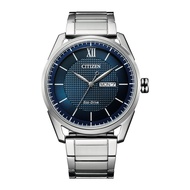Citizen Eco Drive AW0081-89L Analog Solar Powered Blue Dial Stainless Steel 100M Men's Watch