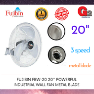 Fujibin 20” Powerful Industrial Wall Fan FBW-20 [READY STOCK]-FUJIBIN WARRANTY MALAYSIA