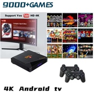 Game Android TV Box Android 10.0TX9 Pro 6K Ultra HD WiFi 2.4G Media Player 2-in-1 Console Vintage Game Boxs Vintage Set-