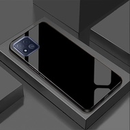 Ốp Lưng cho OPPO A73 5G Mặt kính cường lực cao cấp Họa tiết RỒNG VÀNG