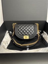 Chanel boy vanity case mini flap