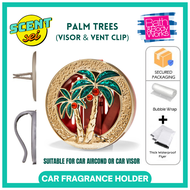 Palm Trees Bath & Body Works BBW Car Fragrance Refill Holder 100% Authentic