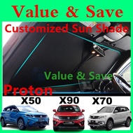 Car Front Windshield Sunshade Proton X90 X70 X50 Custom Fit Car Window Customized Front Windshield x