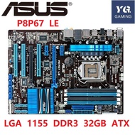 ASUS P8P67 LE Desktop motherboard P67 Socket LGA 1155 DDR3 32GB ATX Original Used mainboard