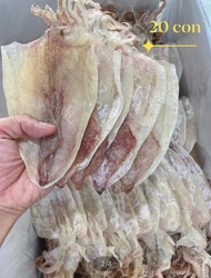 Túi 1kg Khô Mực Sông Đốc Cà Mau- Khô Mực Câu Size Lớn Nướng Lên Thơm Phức