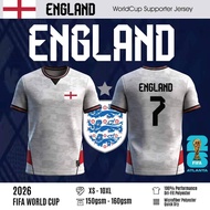 FIFA World Cup 2026 Supporter Jersey Football ENGLAND Adult Soccer Jersey