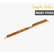 Pizza Oven Cleaning Brush / Wooden Handle Brush / Grill Brush / Pizza Oven Brush Scraper / Brass Bri