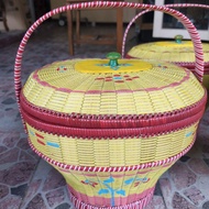 Rinjing Tas Wadah Beras Nasi Dari Bambu