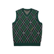 NEW Authentic Malbon Autumn New South Korea Malbon Golf Clothing Mens Classic Embroidered Diamond Kn