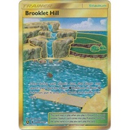 Pokémon TCG Card Brooklet Hill SM Hidden Fates SV88/SV94 Gold Secret Rare
