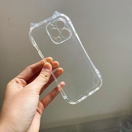 clear cat iphone 13 pro case with bumpers tpu apple case 蘋果iphone13pro貓電話套