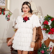 Ivy dress - Malabrand AW23 M03 เดรสระบายผู้หญิง