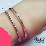 bangle perak 925 , silver 925 plain bangle , bangle kosong silver 925