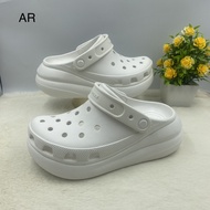 รองเท้า Crocs รองเท้าแบบสวมส้นสูงของผู้หญิง รุ่น Classic crush clog มาใหม่ล่าสุดงานสวย รับรองสินค้าเ