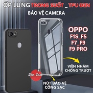 Charging port protection, anti-slip case for OPPO F7/ F9 /F9 PRO Transparent Silicon, Camera| Top ca