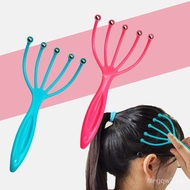 Five-Claw Head Massager Roller Ball Head Massager Claw Scalp Massager Head Scratcher Head Scraper Wh