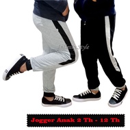 INFINITY.STYLE - Celana jogger anak umur 5 -12 tahun Trening Training Olahraga Laki laki Perempuan J