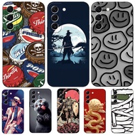 For Samsung Galaxy S22 Plus S22 5G Case Silicon Back Cover  SM-S901 SM-S906 black tpu case Originali