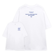 Áo thun cặp đôi couple trái tim from rộng ATD1380 Miucho vải cotton thoáng mát cổ tròn in mix