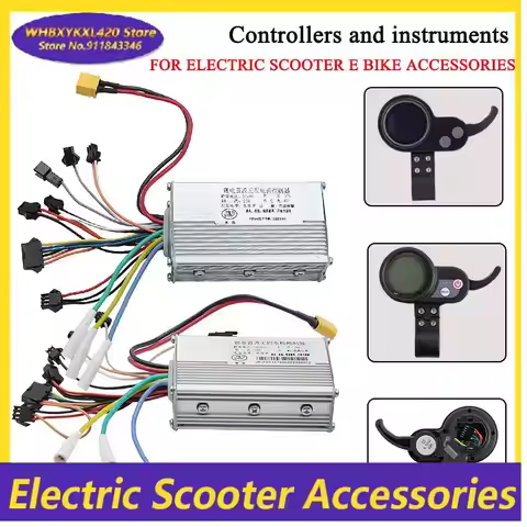 Electric Scooter Dual Drive Controller JP 48V 52V Hall Brushless Controller AB Front and Rear Drive 