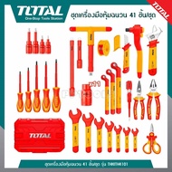 ชุดเครื่องมือหุ้มฉนวน 41 ชิ้นชุด TOTAL รุ่น THKITH4101 ( 41 pcs Insulated Tools Set ) ชุดเครื่องมือ