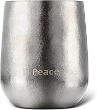 AI PEI 7.4 oz Pure Titanium Colourful Double-Wall Cup，Double Walled Construction Insulated，Beer Glas